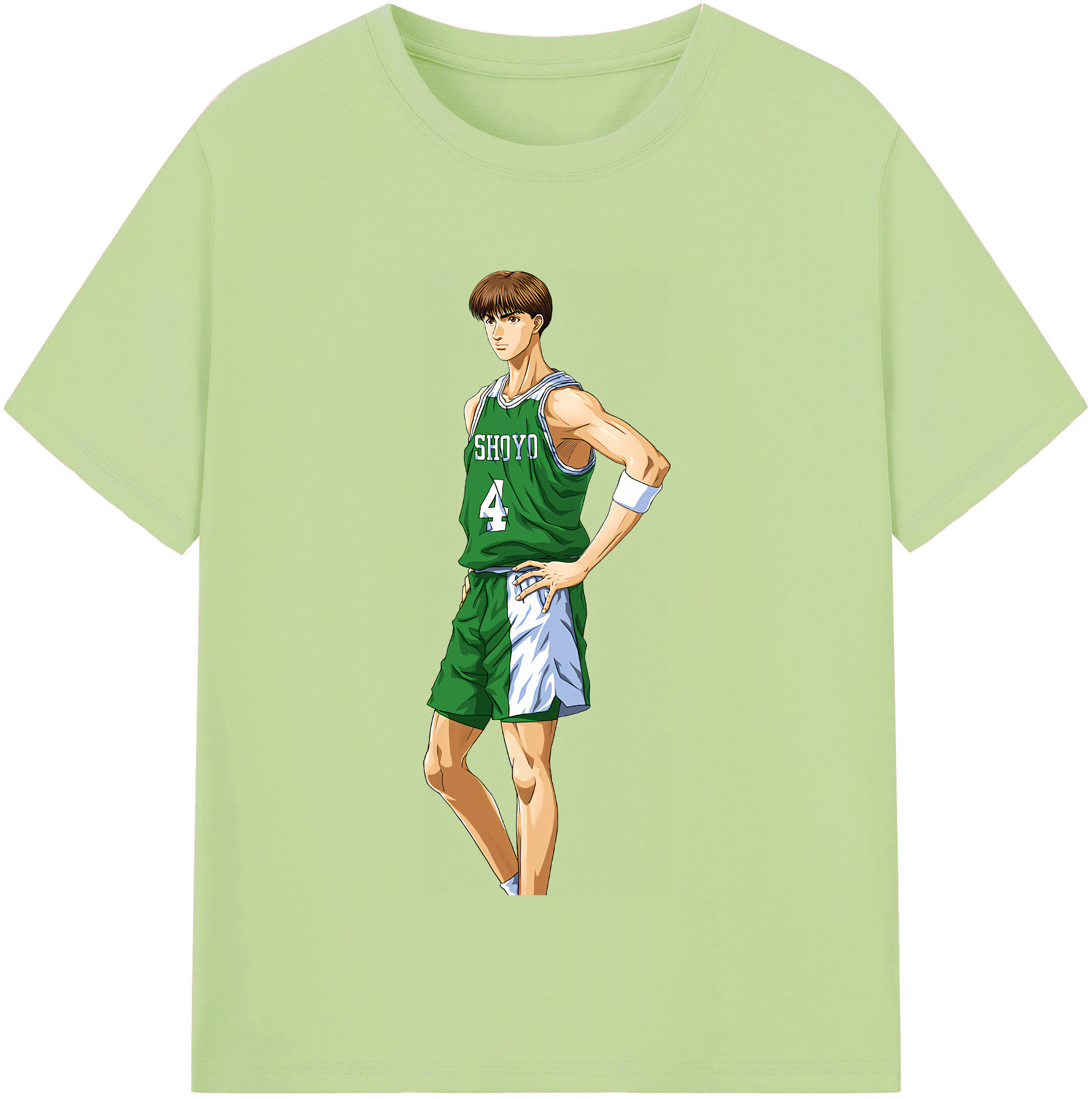 SLAM DUNK／スラムダンク 綿100％半袖Tシャツ（フロントプリント）
